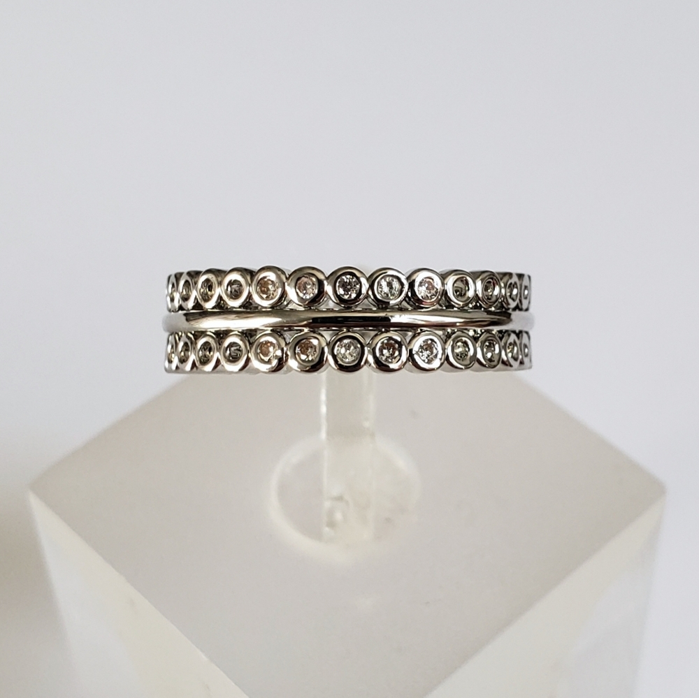 18k Stack Band - Picture 3 of 8